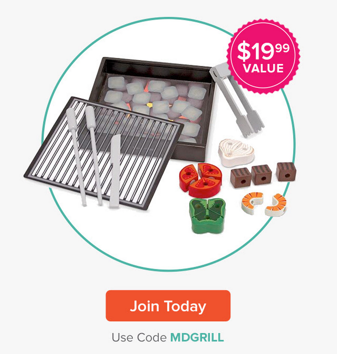 Free Grilling Toy + 20% Off First Month of Citrus Lane!