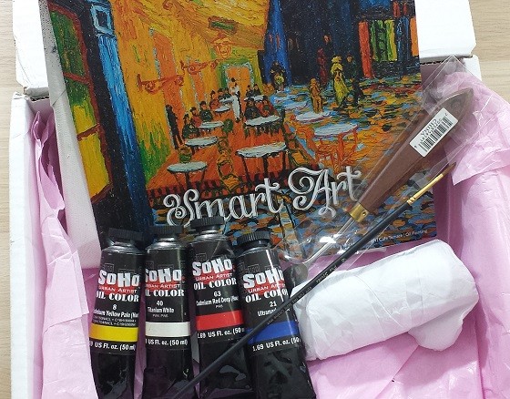 Smart Art Subscription Box Review August 2015 - inside