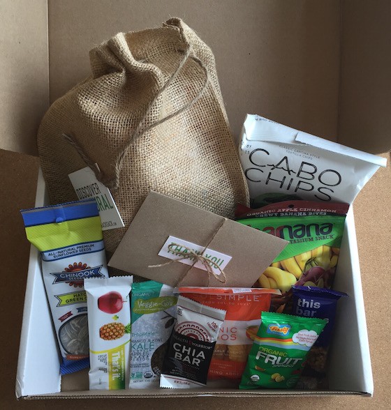 Snack Sack Subscription Box Review August 2015 - Contents