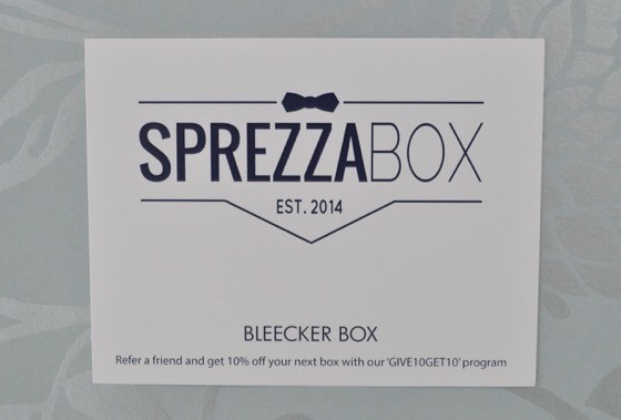 SprezzaBox Subscription Box Review + Coupon September 2015 - 3