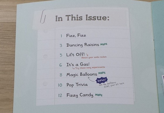 Tinker Crate Subscription Box Review & Coupon August 2015 - magazine-contents