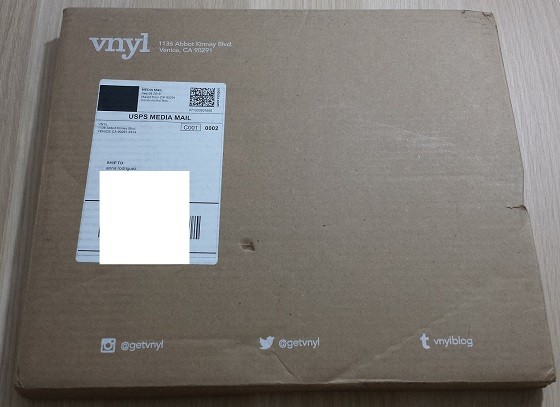 VNYL Subscription Box Review September 2015 - Package