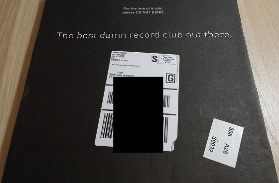 Vinyl Me, Please Subscription Box Review September 2015 - Package