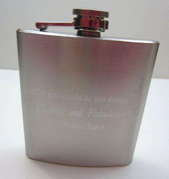 Your Secret Admirer Subscription Box Review August 2015 - flask