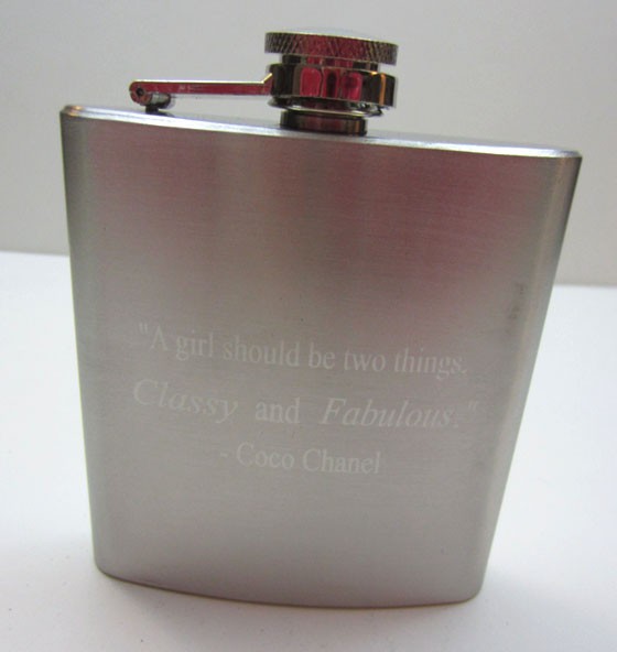 Your Secret Admirer Subscription Box Review August 2015 - flask