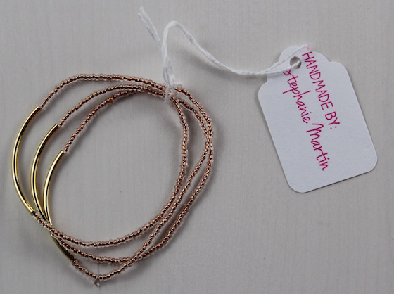 Aster Market Subscription Box Review – September 2015 Bracelets