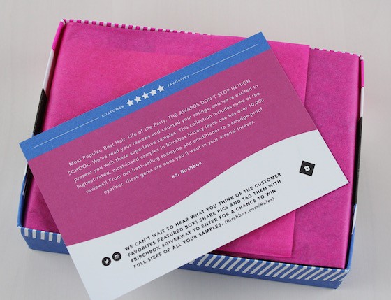 Birchbox September 2015 Review – Customer Favorites Box First look