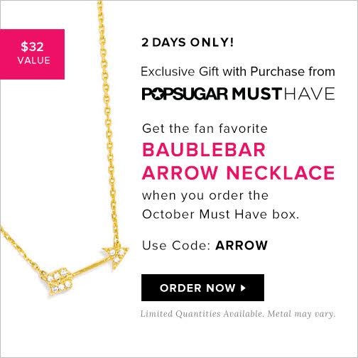 2 Days Only – Free Necklace with POPSUGAR Subscription!