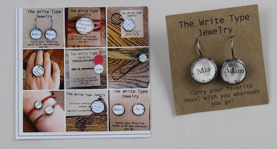 The Book Worm Box Subscription Review – August 2015 Earrings