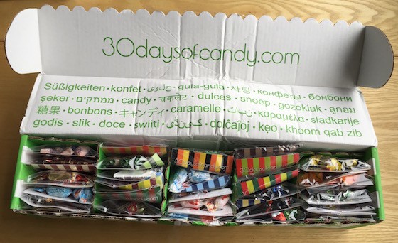 30 Days of Candy Subscription Box Review October 2015 - Contents