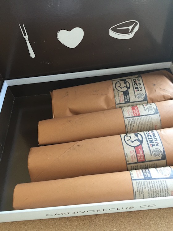 Carnivore Club Subscription Box Review October 2015 - Open