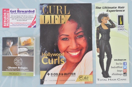 CurlKit Subscription Box Review September 2015 - 5