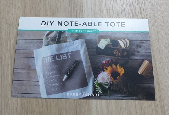 Darby Smart To DIY For Subscription Box Review September 2015 - project