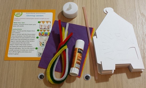 Green Kid Crafts Subscription Box Review September 2015 - lantern-supplies