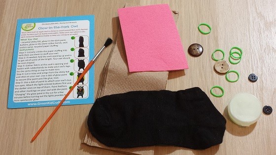 Green Kid Crafts Subscription Box Review September 2015 - owl-supplies