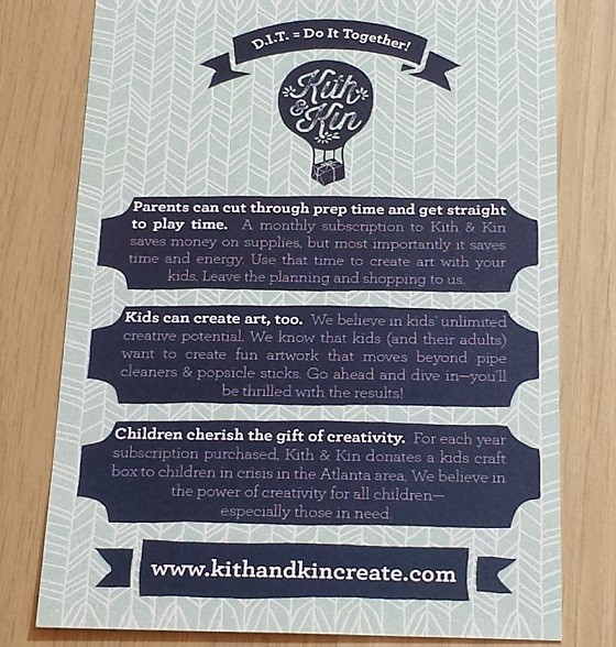 Kith and Kin Subscription Box Review October 2015 - info-reverse