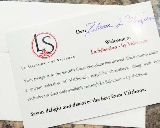 La Selection by Valrhona Subscription Box Review - 4