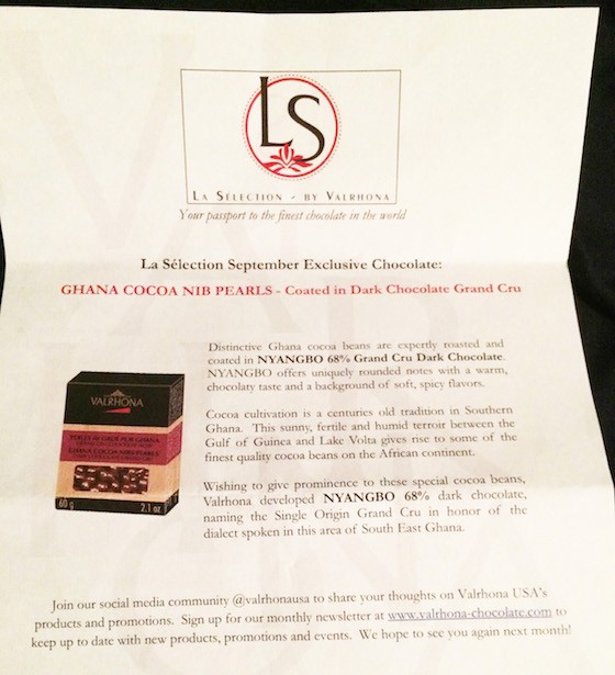 La Selection by Valrhona Subscription Box Review - 6