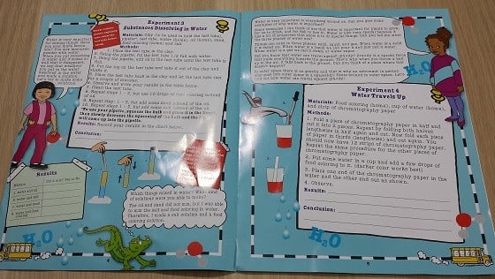 Magic School Bus Science Club Subscription Review September 2015 - experiment