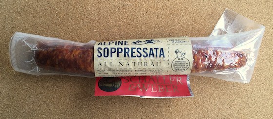 Mantry Subscription Box Review September 2015 - Soppressata