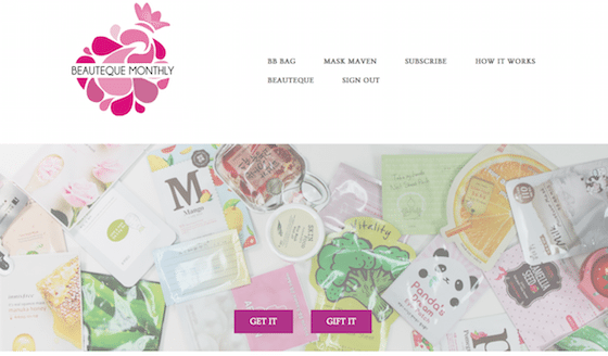 Mask Maven Subscription Box Review August 2015 SCREENSHOT1