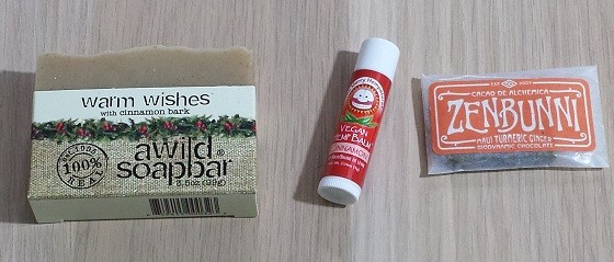 Mindfulness Box Subscription Box Review October 2015 - soap-balm-chocolate