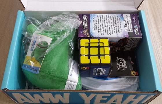 Nerd Block Junior Boys Subscription Box Review October 2015 - inside