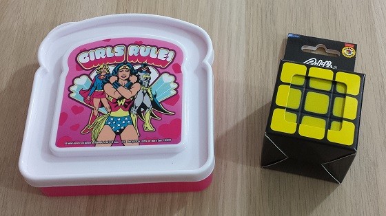 Nerd Block Junior Girls Subscription Box Review October 2015 - sandwich-rubiks