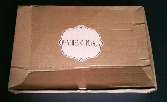 Peaches And Petals Subscription Box Review October 2015 - BOX