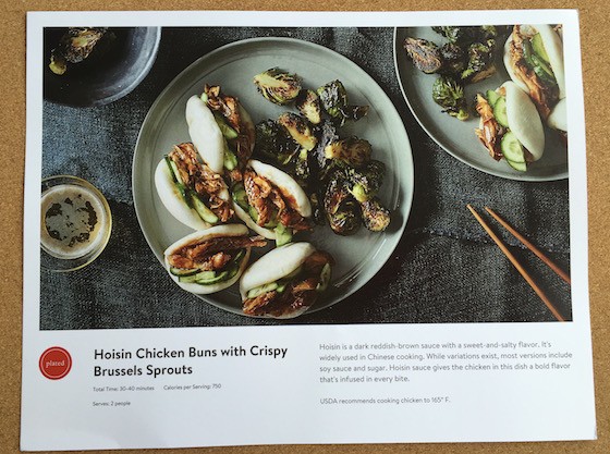 Plated Subscription Box Review October 6 2015 - HoisinCard