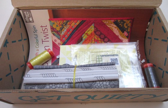 Quilty Box Subscription Box Review October 2015 - inside