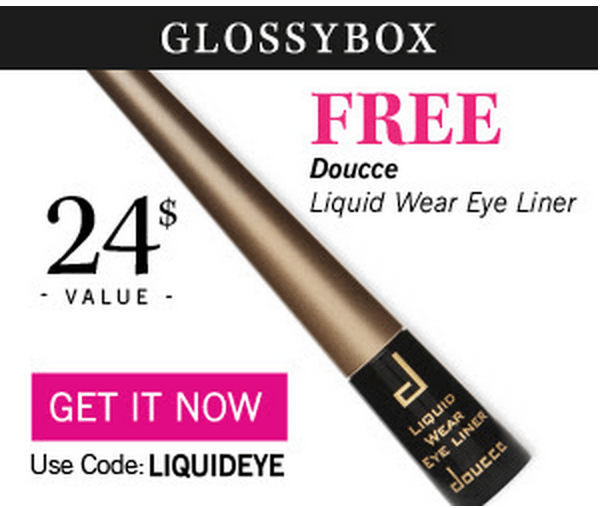 New GlossyBox Coupon – Free Doucce Liquid Wear Eye Liner