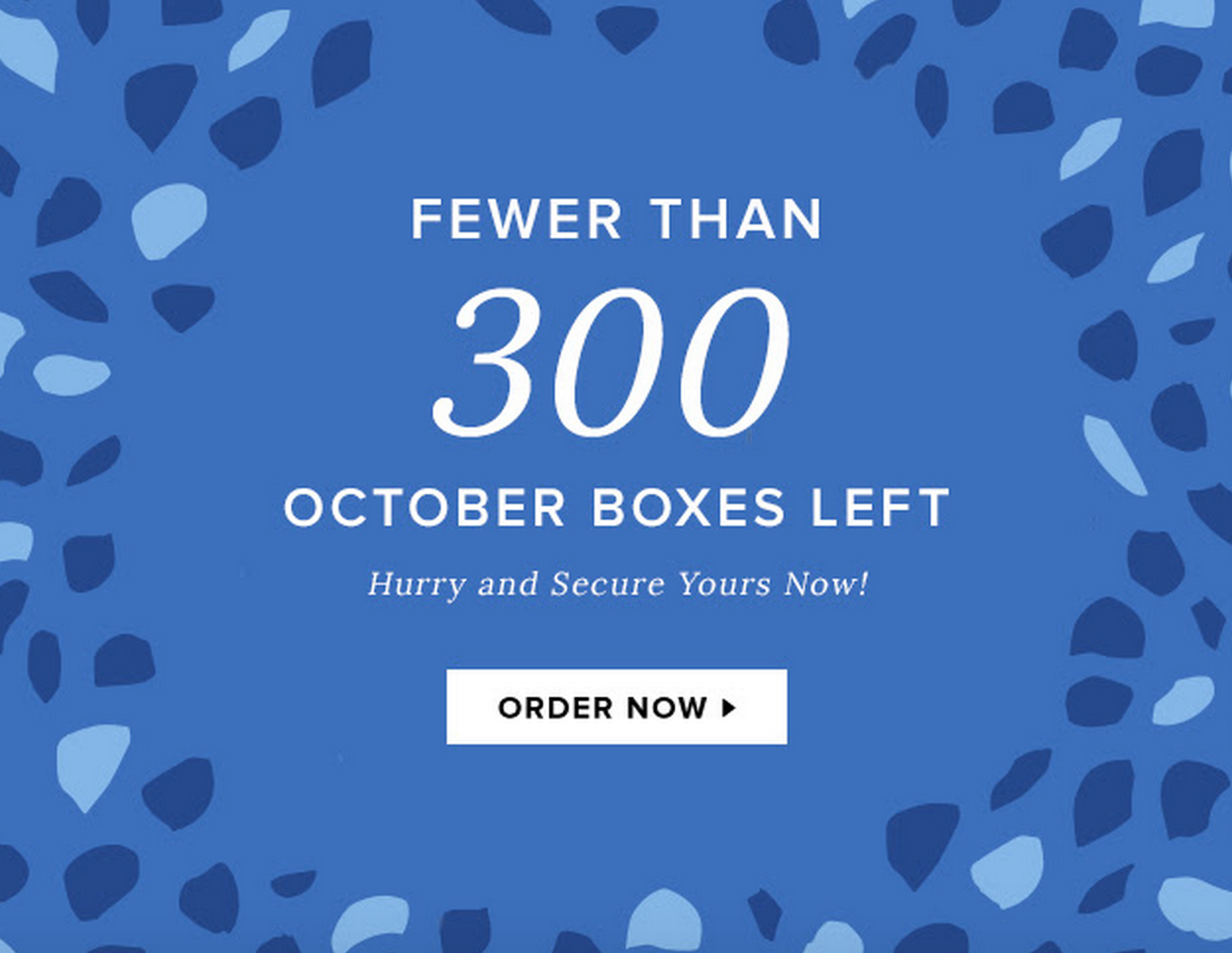 FYI – Less Than 300 October POPSUGAR Boxes Left + Coupon