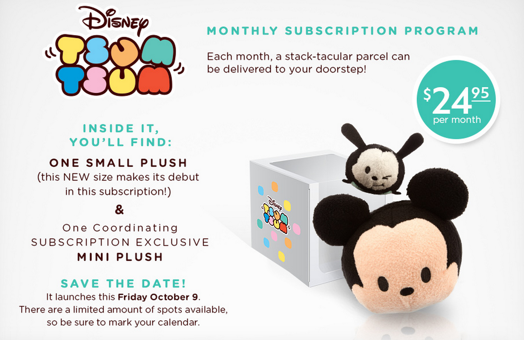 Disney Tsum Tsum Subscriptions – Available Now!