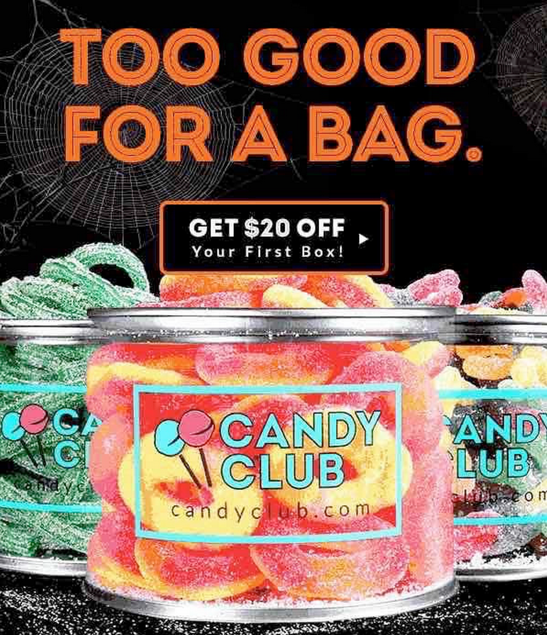 Candy Club Coupon Code – $20 Off Your First Box!