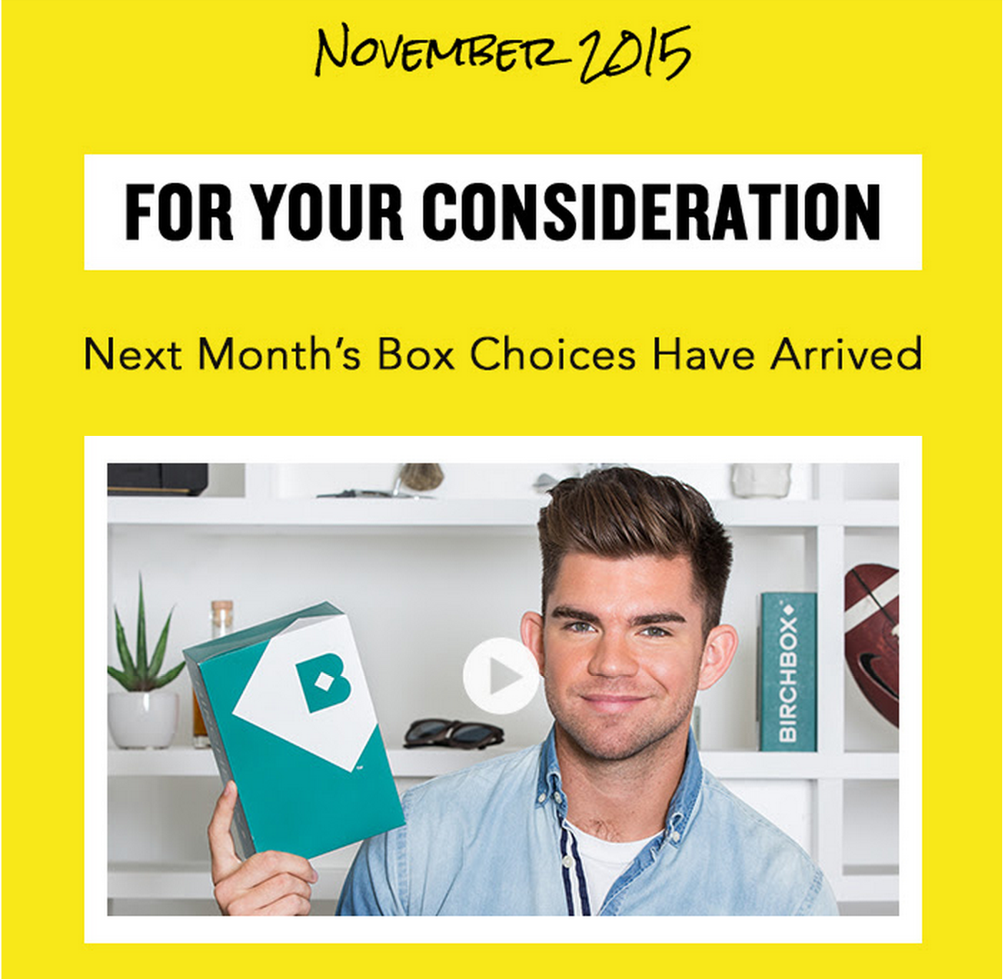 Birchbox Man November 2015