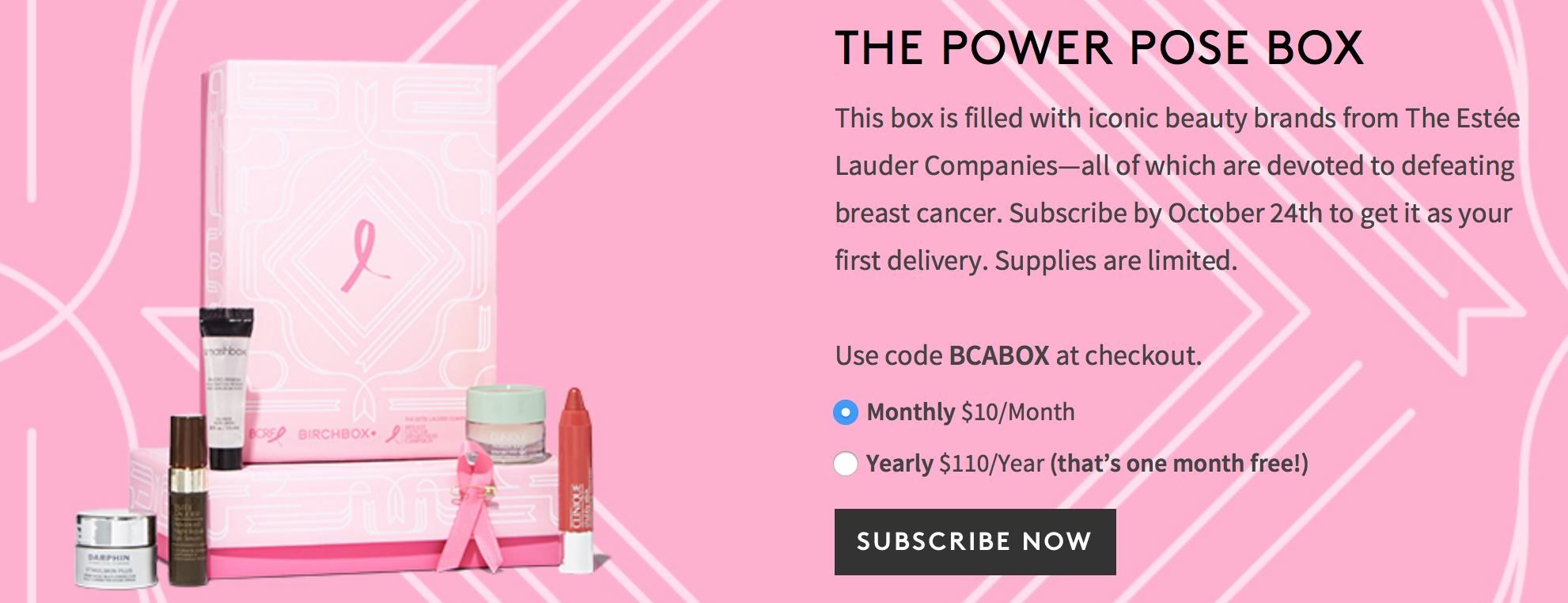 Get the Birchbox Power Pose for your first box!