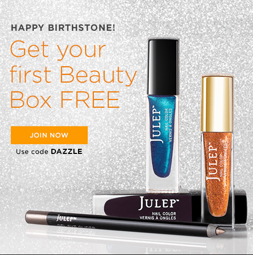 Free Julep Maven November Birthstone Welcome Box!
