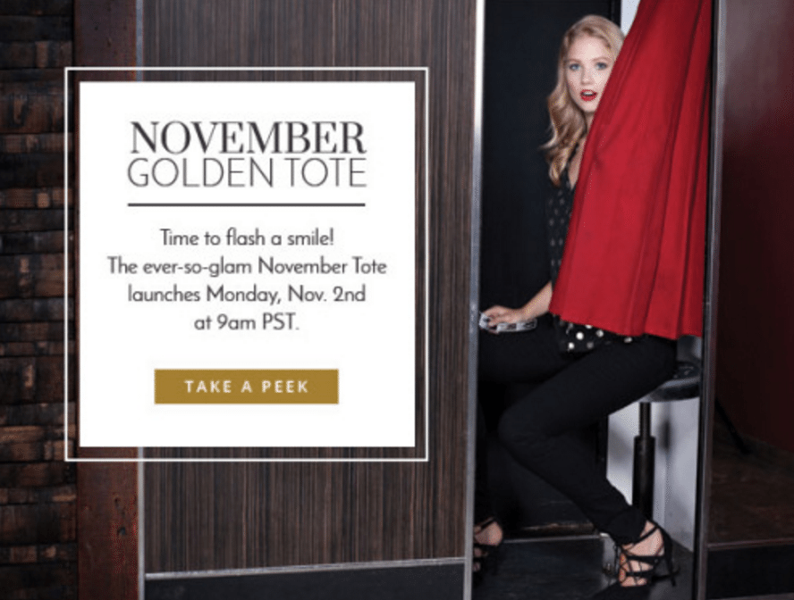 Golden Tote November 2015