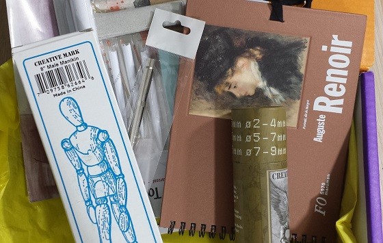 Smart Art Subscription Box Review September 2015 - inside