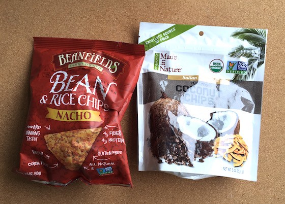 Snack Sack Subscription Box Review September 2015 - Coconut