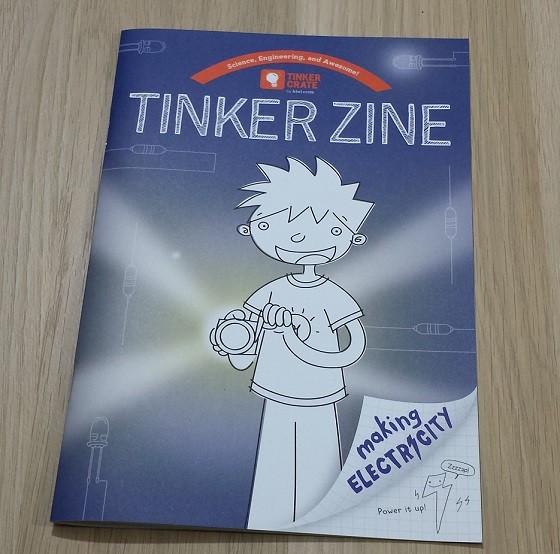 Tinker Crate Subscription Box Review & Coupon September 2015 - magazine