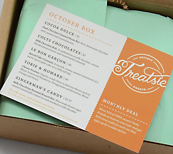 Treatsie Subscription Box Review October 2015 - 4