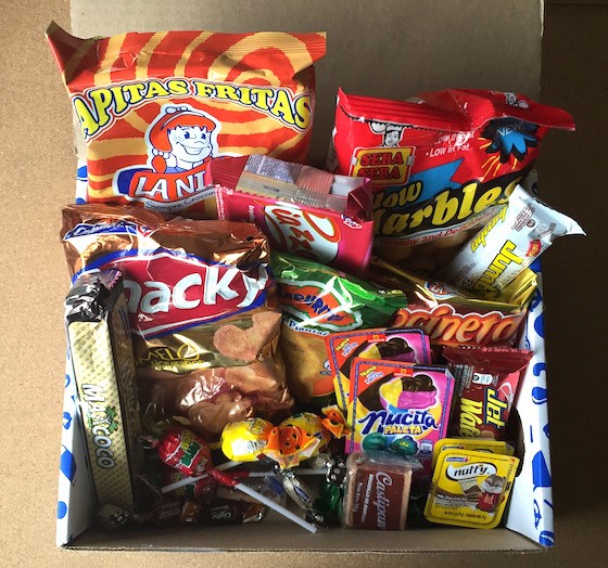 Universal Yums Subscription Box Review September 2015 - Contents