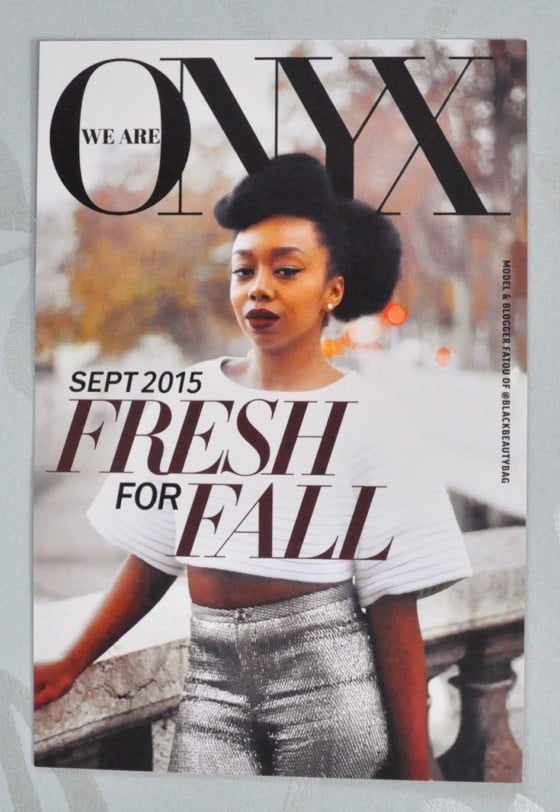 We Are Onyx Beauty Box Subscription Box Review September 2015 - 6