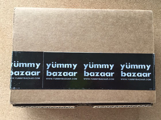 Yummy Bazaar Destination Food Club Subscription Box Review Sept 2015 - Box