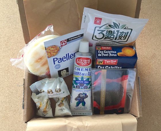 Yummy Bazaar Destination Food Club Subscription Box Review Sept 2015 - Contents