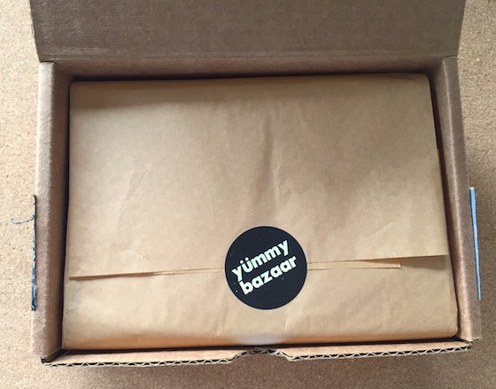 Yummy Bazaar Destination Food Club Subscription Box Review Sept 2015 - Packaging