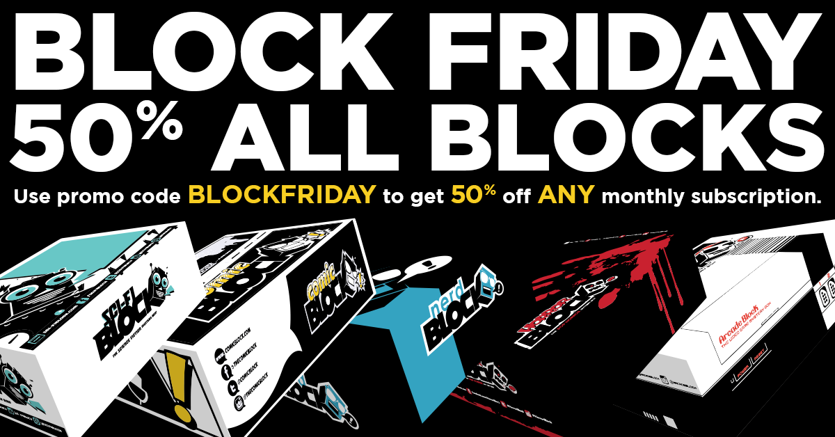 Nerd Block Black Friday Deal – 50% Off First Month
