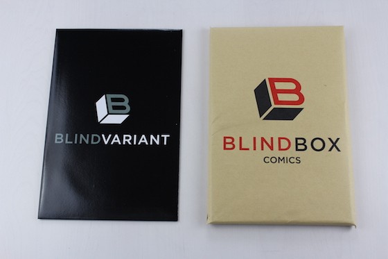 Blindbox Comics Subscription Box Review November 2015 - comic envelopes